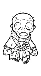 tải tranh tô màu Zombie