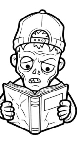tải hình tô màu Zombie cho bé 7 tuổi