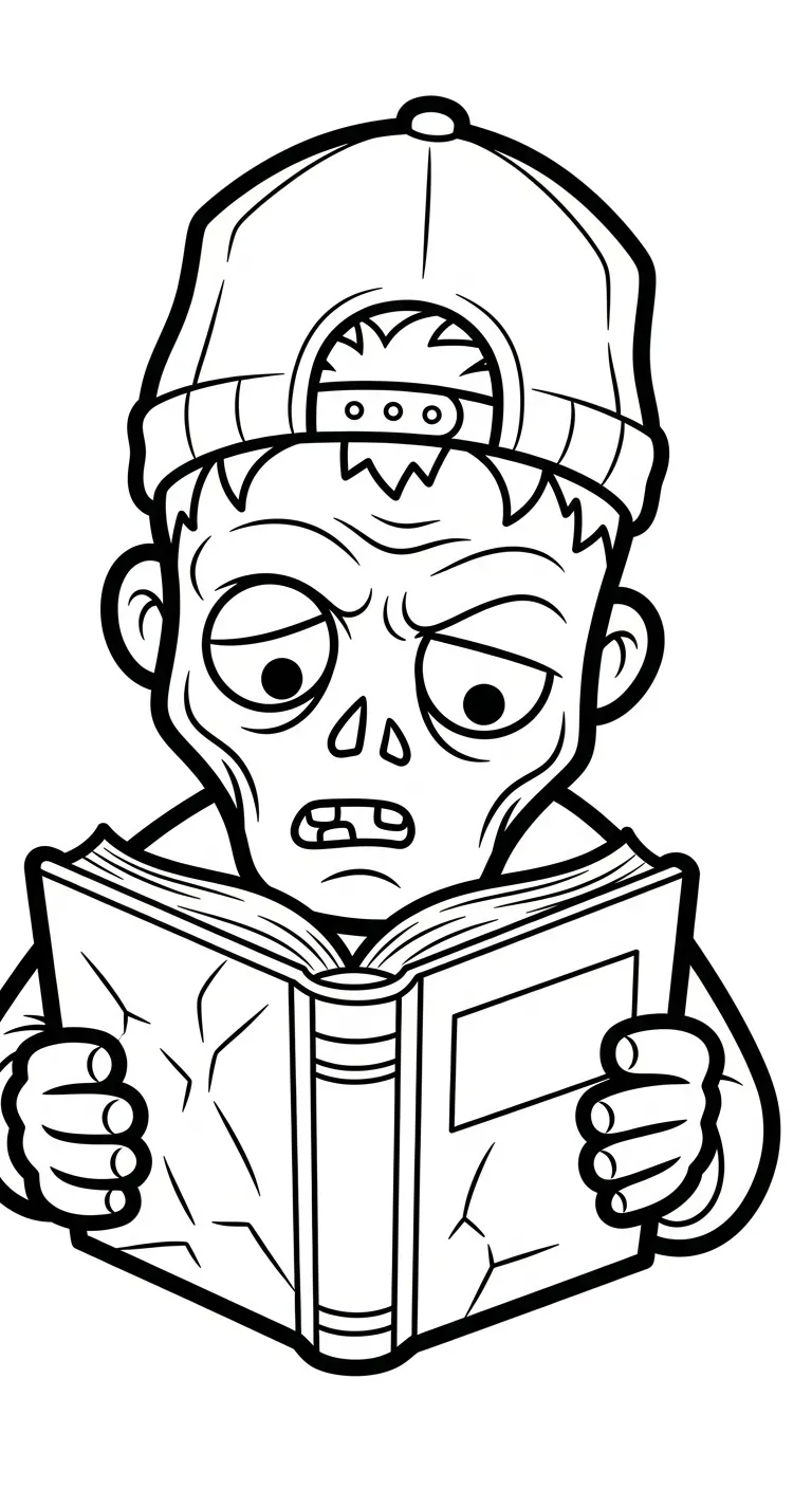 tải hình tô màu Zombie cho bé 7 tuổi
