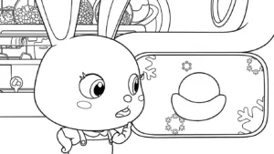 hình tô màu Kiki và Miumiu cho bé 5 tuổi