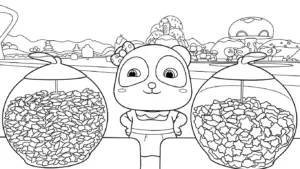tải hình tô màu Kiki và Miumiu pdf