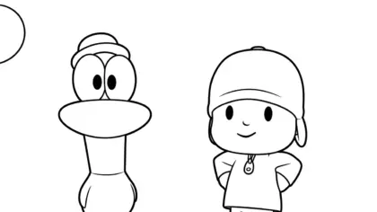 hình tô màu Tranh tô màu Pocoyo pdf