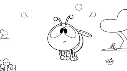 tải tranh tô màu Tranh tô màu Pocoyo cho bé 4 tuổi