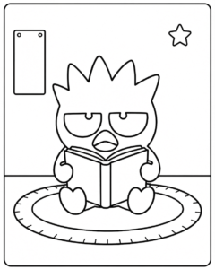hình tô màu Bad Badtz-Maru pdf