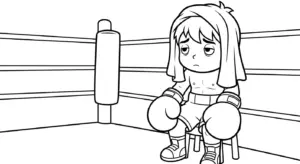 tranh tô màu tranh tô màu Boxing in ngay