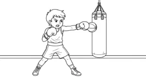 tải tranh tô màu tranh tô màu Boxing pdf