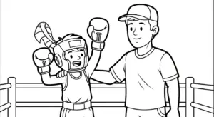 tải file tranh tô màu tranh tô màu Boxing