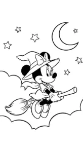 tranh tô màu tranh tô màu Chuột Minnie cho bé 7-8 tuổi