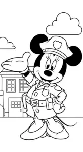 tải tranh tô màu tranh tô màu Chuột Minnie cho bé 7 tuổi