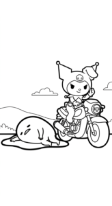 tải tranh tô màu Gudetama cho bé 3 tuổi