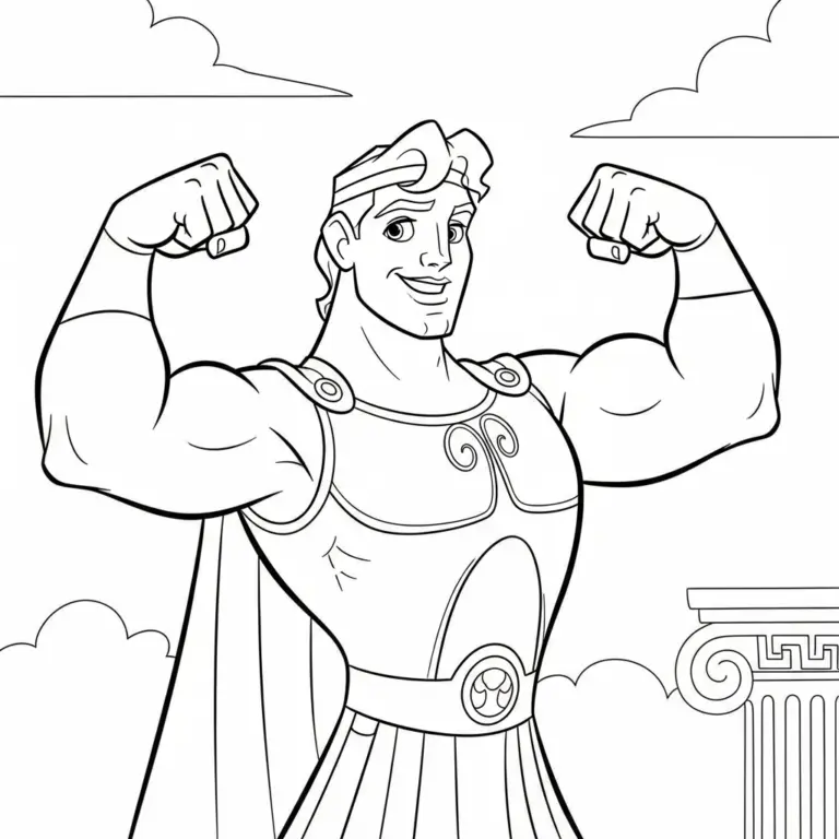 Tranh tô màu Hercules