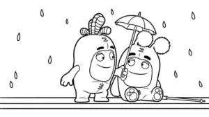 tải tranh tô màu tranh tô màu Oddbods không mất tiền
