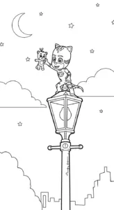 tranh tô màu tranh tô màu PJ Mask tập tô