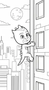 tải hình tô màu tranh tô màu PJ Mask cho bé 5 tuổi