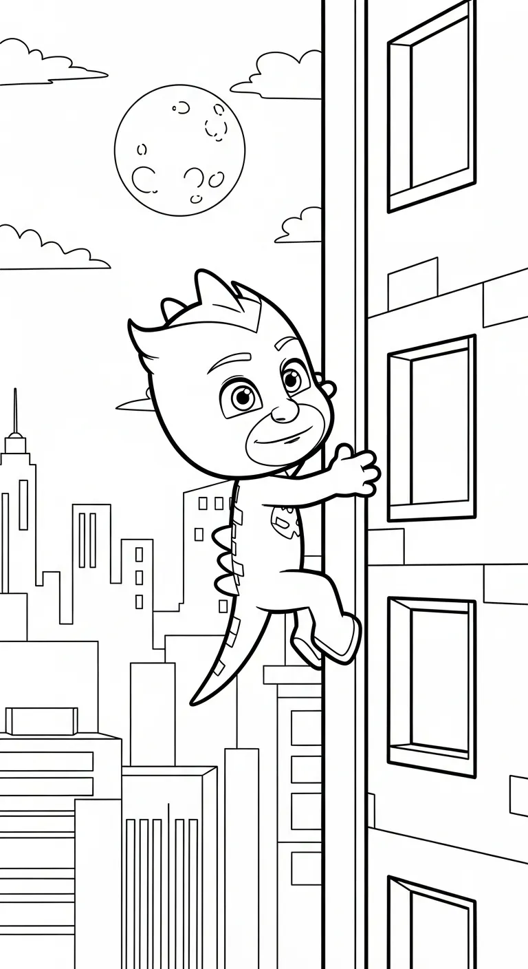 tải hình tô màu tranh tô màu PJ Mask cho bé 5 tuổi