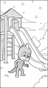tải tranh tô màu tranh tô màu PJ Mask cho bé 7 tuổi