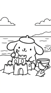 tải tranh tô màu Pompompurin