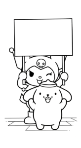 tranh tô màu Pompompurin pdf