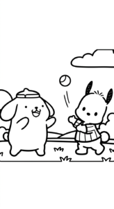 tải tranh tô màu Pompompurin