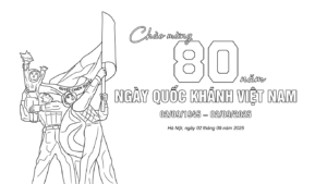 hình tô màu Quốc Khánh 2-9 in ngay