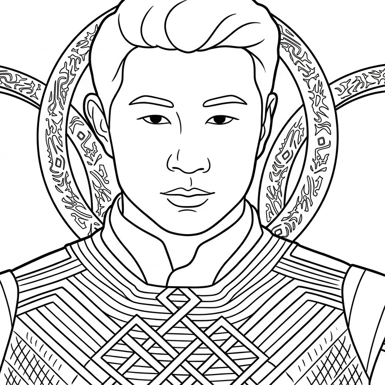 Tranh tô màu Shang-chi