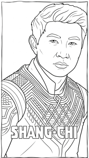 tranh tô màu Shang chi pdf