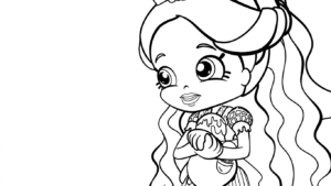 hình tô màu Shopkins cho bé 8 tuổi