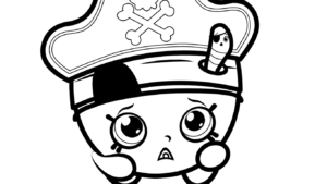 in hình tô màu Shopkins cho bé 7 tuổi