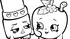 tranh tô màu Shopkins tập tô