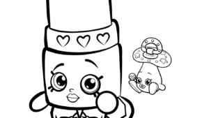 tranh tô màu Shopkins miễn phí