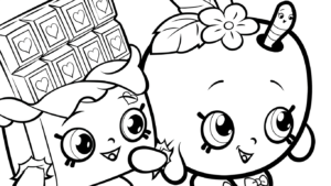 tải hình tô màu Shopkins pdf