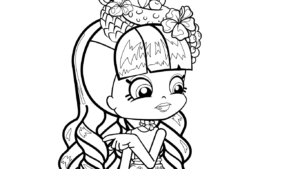 tranh tô màu Shopkins cho bé 8 tuổi