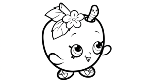 tranh tô màu Shopkins miễn phí