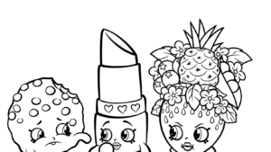 tải hình tô màu Shopkins cho bé miễn phí