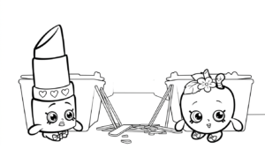 download tranh tô màu Shopkins miễn phí