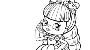 hình tô màu Shopkins cho trẻ em