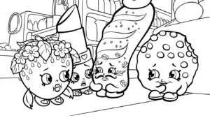 tải hình tô màu Shopkins không mất tiền