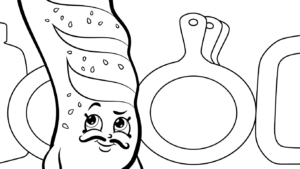 file pdf hình tô màu Shopkins cho bé