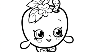download tranh tô màu Shopkins miễn phí