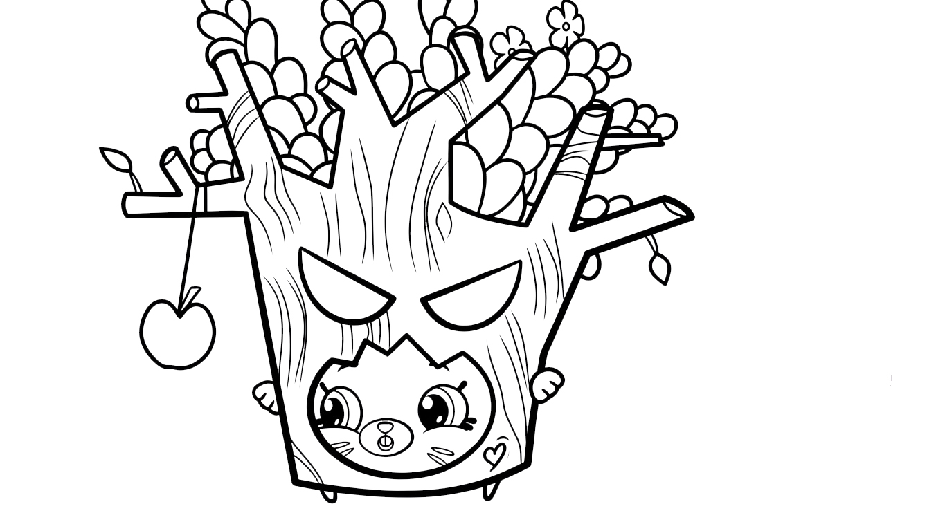 hình tô màu Shopkins cho bé 3 tuổi