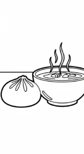 tải tranh tô màu bánh bao không mất tiền