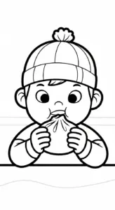 tranh tô màu bánh bao pdf