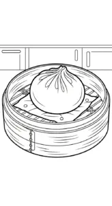 tranh tô màu bánh bao pdf