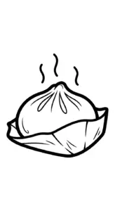 tải tranh tô màu bánh bao cho bé 5 tuổi