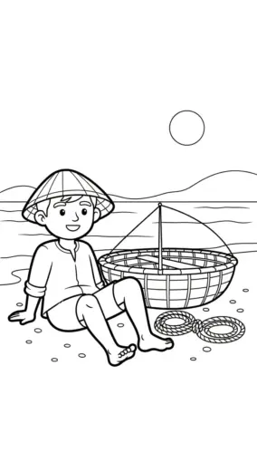 hình tô màu tranh tô màu ngư dân 24 pdf