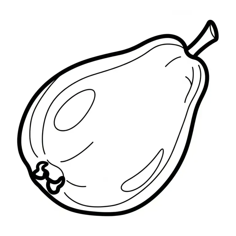 Tranh tô màu Quả Ổi