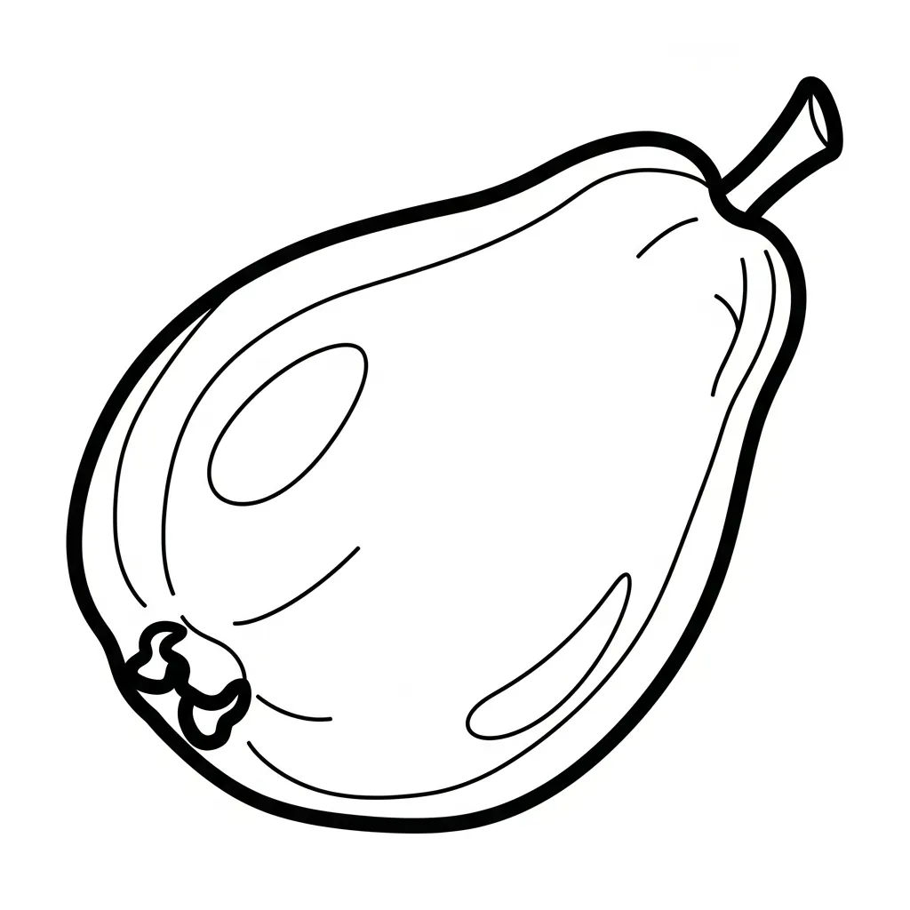Tranh tô màu Quả Ổi