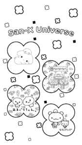 file tranh tô màu sumikko gurashi cho bé 4-5 tuổi