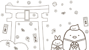 mẫu in tranh tô màu sumikko gurashi cho bé