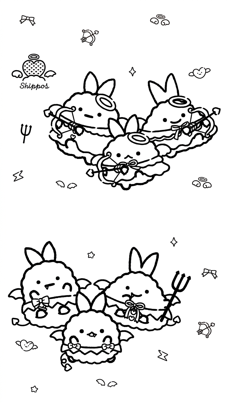 in tranh tô màu sumikko gurashi